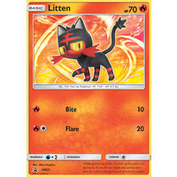 Litten SM23 Black Star Promo Pokemon Card NEAR MINT TCG