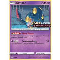 Seviper SM46 Black Star Promo Pokemon Card NEAR MINT TCG
