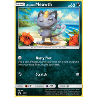 Alolan Meowth SM51 Black Star Promo Pokemon Card NEAR MINT TCG