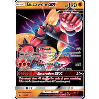 Buzzwole GX SM69 Black Star Promo Pokemon Card NEAR MINT TCG