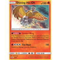 Shining Ho-Oh SM70 Black Star Promo Pokemon Card NEAR MINT TCG