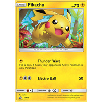 Pikachu SM76 Black Star Promo Pokemon Card NEAR MINT TCG