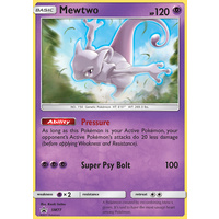 Mewtwo SM77 Black Star Promo Pokemon Card NEAR MINT TCG