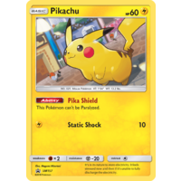 Pikachu SM157 Black Star Promo Pokemon Card NEAR MINT TCG