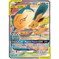 Eevee & Snorlax GX SM169 Black Star Promo Pokemon Card NEAR MINT TCG