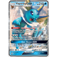 Vaporeon GX SM172 Black Star Promo Pokemon Card NEAR MINT TCG