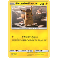 Detective Pikachu SM194 Black Star Promo Pokemon Card NEAR MINT TCG