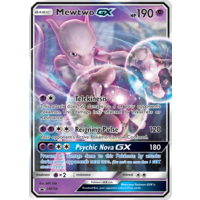 Mewtwo GX SM196 Black Star Promo Pokemon Card NEAR MINT TCG