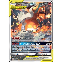 Reshiram & Charizard GX SM201 Black Star Promo Pokemon Card NEAR MINT TCG