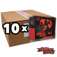 PRE ORDER SEALED CASE OF 10 DESTINED RIVALS Elite Trainer Boxes BRAND NEW AND SEALED