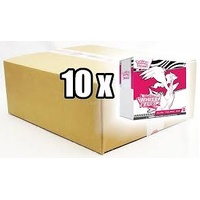 PRE ORDER SEALED CASE OF 10 WHITE FLARE Elite Trainer Boxes BRAND NEW AND SEALED
