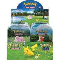 SEALED CASE POKEMON GO MINI TINS BRAND NEW AND SEALED 20 PACKS TOTAL