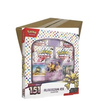 SEALED CASE OF 6x 151 Alakazam ex Collection boxes BRAND NEW AND SEALED