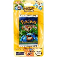 Pokemon WOTC Base Set Unlimited Booster Sleeved Blister Pack Venusaur STILL SEALED