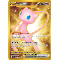 Mew EX METAL CARD 205/165 SV 151 Gold Secret Rare Holo Pokemon Card NEAR MINT TCG