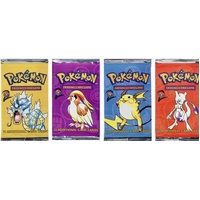 Pokemon WOTC Base Set 2 Booster Pack Artwork Set STILL SEALED