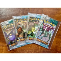 Pokemon HS UNLEASHED ARTSET 4x Booster Packs BRAND NEW AND SEALED TCG
