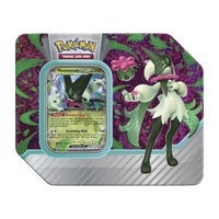 Pokemon Meowscarada ex Paldea Partners Larger Tin BRAND NEW AND SEALED