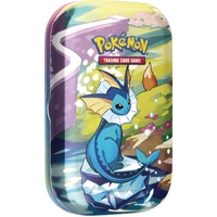 Pokemon Vaporeon Prismatic Evolutions Mini Tin BRAND NEW AND SEALED