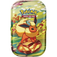 Pokemon Flareon Prismatic Evolutions Mini Tin BRAND NEW AND SEALED