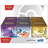 SEALED CASE OF 6 Pokemon 2024 Q1 stacking tins BRAND NEW AND SEALED