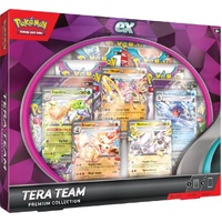SEALED CASE OF 6 Pokemon Tera Team Premium Collection Boxes BRAND NEW AND SEALED