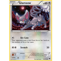Glameow 93/122 XY Breakpoint Common Pokemon Card NEAR MINT TCG