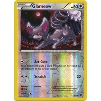 Glameow 93/122 XY Breakpoint Reverse Holo Common Pokemon Card NEAR MINT TCG