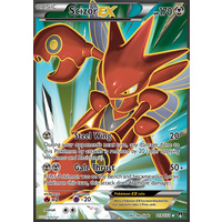 Scizor EX 119/122 XY Breakpoint Ultra Rare Full Art Holo Pokemon Card NEAR MINT TCG
