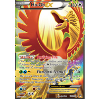 Ho-Oh Ex 121/122 XY Breakpoint Ultra Rare Full Art Holo Pokemon Card NEAR MINT TCG