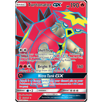 Turtonator GX 131/145 SM Guardians Rising Full Art Ultra Rare Holo Pokemon Card