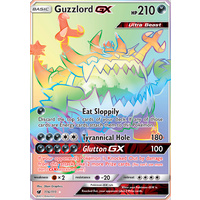 Guzzlord GX 116/111 SM Crimson Invasion Hyper Rare Full Art Holo Pokemon Card