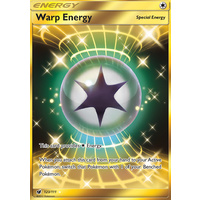 Warp Energy 123/111 SM Crimson Invasion Secret Rare Holo Pokemon Card MINT TCG