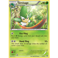 Simisage 6/162 XY Breakthrough Rare Pokemon Card MINT TCG