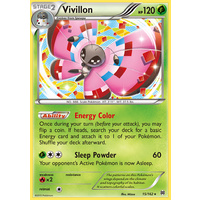 Vivillon 15/162 XY Breakthrough Rare Holo Pokemon Card MINT TCG