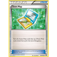 Town Map 150/162 XY Breakthrough Uncommon Trainer Pokemon Card MINT TCG