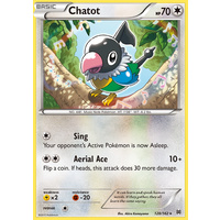 Chatot 128/162 XY Breakthrough Rare Pokemon Card MINT TCG