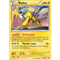 Raikou 55/162 XY Breakthrough Rare Holo Pokemon Card MINT TCG