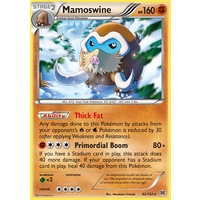 Mamoswine 82/162 XY Breakthrough Rare Holo Pokemon Card MINT TCG