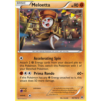 Meloetta 85/162 XY Breakthrough Rare Holo Pokemon Card MINT TCG