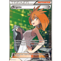 Brigette 161/162 XY Breakthrough Ultra Rare Full Art Holo Pokemon Card MINT TCG
