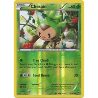 Chespin 9/162 XY Breakthrough Reverse Holo Common Pokemon Card MINT TCG