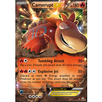 Camerupt EX 29/160 XY Primal Clash Ultra Rare Holo Pokemon Card NEAR MINT TCG