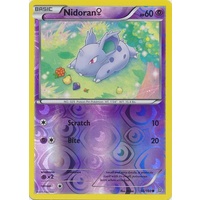 Nidoran 66/160 XY Primal Clash Reverse Holo Common Pokemon Card NEAR MINT TCG