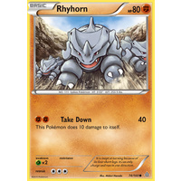 Rhyhorn 74/160 XY Primal Clash Common Pokemon Card NEAR MINT TCG