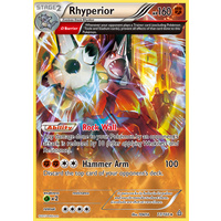 Rhyperior 77/160 XY Primal Clash Rare Holo Pokemon Card NEAR MINT TCG