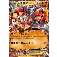 Groudon EX 85/160 XY Primal Clash Ultra Rare Holo Pokemon Card NEAR MINT TCG