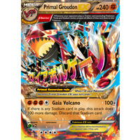 Primal Groudon EX 86/160 XY Primal Clash Ultra Rare Holo Pokemon Card NEAR MINT TCG