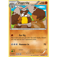 Diggersby 90/160 XY Primal Clash Rare Pokemon Card NEAR MINT TCG