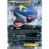 Sharpedo EX 91/160 XY Primal Clash Ultra Rare Holo Pokemon Card NEAR MINT TCG